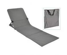 HI Strandliege klappbar grau in Umhängetasche 64235