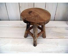 Teak Hocker klein