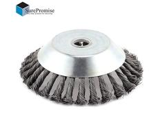 Rundbuerste fuer Motorsense 200 x 25,4 MM Kegel Unkrautbuerste Freischneider