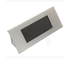 Hausnummer Leuchte - TOOGOO(R)18cm Solar 4LED Edelstahl Hausnummerleuchte Solarleuchte Hausnummer Haus Leuchte