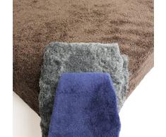 Viskoelastisches Hundebett in - Hundenest - Hundekorb - Hundesofa (Grau, 120 x 70 x 13 cm)