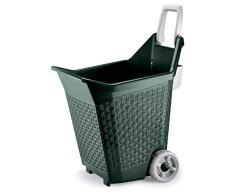 PETGARD Gartenkarre Gartentrolley Karre Pferdestall Transportkarre 59 x 50 x 72 cm 76 Liter Grün