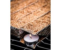 BBQ-Toro Kaltraucherzeuger für Sparbrand | Edelstahl Kaltrauchgenerator zum Kalträuchern und Smoken | Cold Smoke Generator | Food Smoker | Räucherofen (20,5 x 20,5 cm)