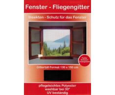 Fliegengitter Fenster 130x150 schwarz Insektenschutzfenster Stechmückenschutz