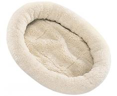 Nobby Katzen Kuschelbett beige groß; 50 x 61 cm