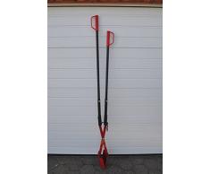 Erdlochausheber mit Stahlrohrstiel & Sicherheitsgriffen, Handbagger, Lochspaten