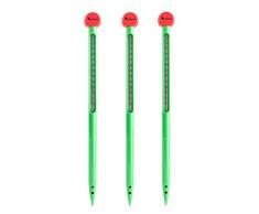 Lantelme Kompostthermometer 3 Stück Komposter Boden Kompost Garten Thermometer analog Bodenthermometer Set 6663
