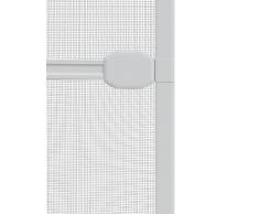 Windhager Insektenschutz Spannrahmen-Tür Plus, Fliegengitter Alurahmen für Türen, individuell kürzbar, 100 x 210 cm, weiß, 03727