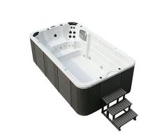 Swim Spa 400x230cm ! Außenwhirlpool 8 Personen Schwimmbad