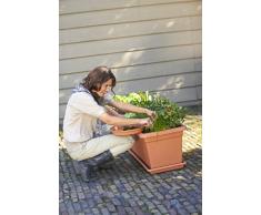 Elho Green Basics Garten Xxl Untersetzer 80 - Lebhaft Schwarz - Draußen - Ø 72.2 x H 5.5 cm