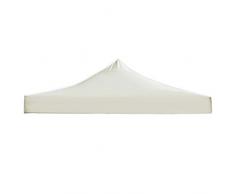 vidaXL Ersatzdach Partyzelt 3x6m Creme Dach für Pavillon Festzelt Pavillondach
