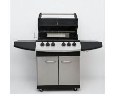 Mayer Barbecue ZUNDA Gasgrill MGG-341 Pro mit Backburner