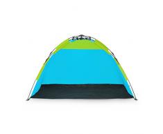 Mivall Automatik Strandmuschel - schnell aufzubauendes Strandzelt 195x120x110cm