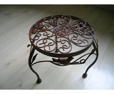 Ziegler Blumenhocker Blumenständer Beistelltisch Hocker Metallhocker Metall rund WK070808 mittel