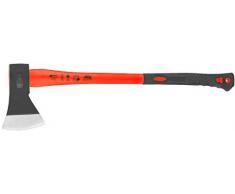 Connex Axt 1250 g - Vibrationsarmer Glasfaserstiel - Ideale Kraftübertragung - Gummiertes Griffende - Zur Bearbeitung von Holz / Universalaxt mit Schneidschutz / Spaltaxt / Fällaxt / COX840412
