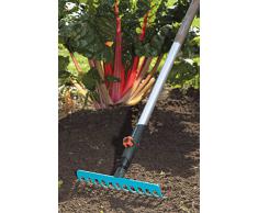 Gardena combisystem-Rechen: Praktische Harke mit 12 Zinken, ideales Gartenzubehör zum Rechen, Unkrautentfernen und zur Bodenbearbeitung, Arbeitsbreite 30 cm, passend zu allen cs-Stielen (3177-20)