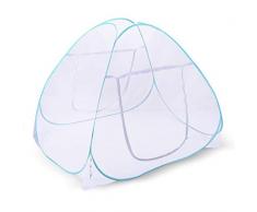 Ultranatura Pop Up Moskitonetz XL, passt als Insektenschutz aufs Doppelbett, Moskitoschutz ohne Montage, stellt sich dank Pop Up Technik alleine auf, Mückenschutz für innen, weiß