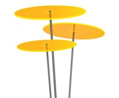 Cazador-del-sol | tres | 3 Stück Sonnenfänger gelb, Durchmesser 20 cm, 1,75 Meter hoch - das Original