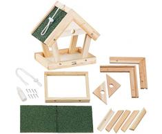 Royal Gardineer Vogelfutterhaus: Vogel-Futterhaus-Bausatz aus Echtholz, zum Aufhängen, 13-teilig (Vogelhaus Bausätze)