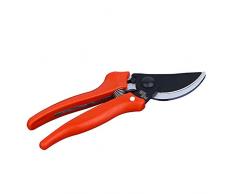 EastMetal Gartenschere Schnittdurchmesser 20mm SK5 Werkzeugstahl Ergonomish, Robust, Scharf Rebenschere, für Frische Äste und Zweige (Orange)