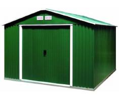 tepro Metallgerätehaus Colossus 10x8 grün (HAUSTYP5)