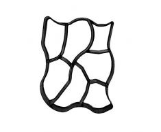 Gehweg Plastikformen Form Betonform Gießform von Gehwegen Schalungsform für Beton Gehwegplatten für Garten 60 x 50cm