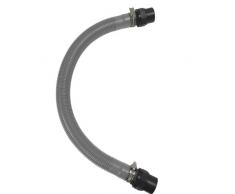 REGENTONNENVERBINDER für REGENTONNE und REGENFASS, REGENTONNEN-VERBINDUNGSSET für REGENWASSERTANK mit VERBINDUNGSSCHLAUCH in grau und WANDDURCHFÜHRUNG (ca. 32mm= 5/4 Zoll)