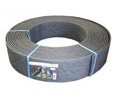 EcoOh Rasenkante 25 m Beetumrandung Beeteinfassung Mähkante Profilkante 14 cm hoch ECOLAT