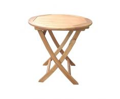 SEDEX Klapptisch Caprice Balkontisch Balkon-Möbel Gartenmöbel Hartholz Tisch Rund 60er Garten