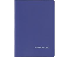 BRUNNEN 1020135 Bewerbungs-Set (mit 3 Mappen und Versandtaschen, A4) dunkel blau