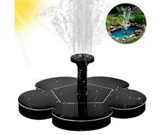 Solar Springbrunnen, otutun Outdoor 1,5W Solar Teichpumpe mit 4 Effekte Solar Wasserpumpe Schwimmender Fontäne Pumpe für Garten, Vogel-Bad, Teich, Fisch-Behälter