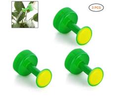 LAOZI Flasche Top Flasche Sprinkler tragbar 4,6 x 3 cm Wasserdüse Bewässerung Sprinkler für Flasche Dusche Dosen Pflanzen Bewässerungswerkzeug (3 Stück)