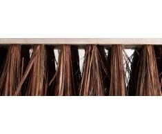 BawiTec Piassavabesen Piassava 40cm 60cm Besen mit Stiel Stallbesen Straßenkehrer Gartenbesen (Besen 60cm / Stiel 140cm)