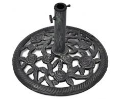 vidaXL Sonnenschirmständer Gusseisen 12kg Ø48cm Schirmständer Schirmhalter
