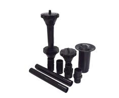 Paytion Springbrunnen-Set, 9 Stück, kleine Fontänen-Düsen-Set, Wasserbrunnen, Düsenköpfe für Teichbrunnen, Tauchpumpe, Pool