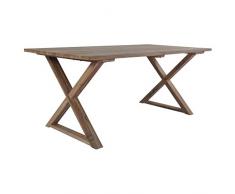 mewmewcat Gartentisch 180x90x76 cm Recyceltes Teak Massiv