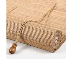 JZL Bambusrollo Innen- / Außenrollläden Heben Fenstervorhänge, Patio/Pavillon/Pergola/Carport Roll-Up-Sonnenschutz, 50 cm / 60 cm / 90 cm / 110 cm Breit (Size : 120cmx180cm)
