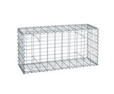 Gabione 100x50x30 cm Steingabione Steinkorb Gabionen Drahtkorb Staffelpreise (1 Stück)