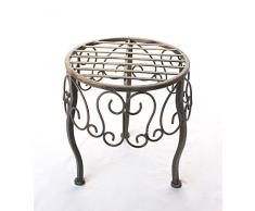 Blumenhocker 140129 Blumenständer Pflanzenständer Hocker Beistelltisch Tisch (S H-25 cm)