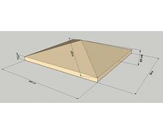 Ersatzdach zu Blätter-Pavillon 3x3m Sand