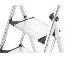 Hailo 4303-301 LivingStep Comfort Plus 3 Stufen - Der Komfort-Klapptritt für optimalen Stand auf verschiedenen Böden
