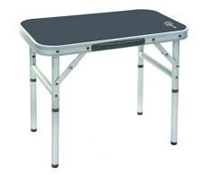 Bo-Camp Campingmöbel BC Tisch, abnehmbare Füße, Aluminium, 34 x 56 cm, Grau
