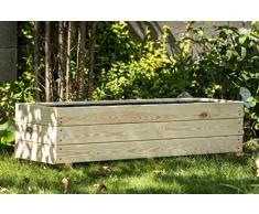 Larisa Blumentopf, Blumenkasten, Pflanzkasten auf Holz ! HIT !! (120x35x30)