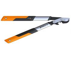 Fiskars PowerGear X Bypass-Getriebeastschere für frisches Holz, Antihaftbeschichtet, Gehärteter Präzisionsstahl, Länge: 57 cm, Schwarz/Orange, LX92-S, 1020186