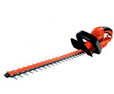 Black+Decker Elektro-Heckenschere (600W, 60 cm Schwertlänge, 25 mm Schnittstärke, angewinkelte Messergeometrie, für sehr große Hecken) GT6060