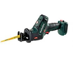 Metabo 602266840 Akku Säbelsäge SSE 18 LTX | + MetaLoc Koffer, Einlage | Quick-Aufnahme / Arbeitslicht / verstellbarer Tiefenanschlag (1,7 KG / ohne Akkupack, ohne Ladegerät)