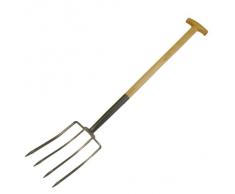 Xclou Garden Spatengabel Promo 341014, Dunggabel mit 4 Zinken, für alle Boden- und Gartenarbeiten, geeignet zum umgraben, ausheben, auflockern und Umsetzen von Erdreich, Gesamtlänge der Gabel: ca. 107 cm