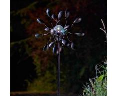 Unbekannt Gemini Windspiel mit solarbetriebener Kugel