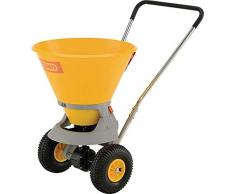 Unbekannt Cemo Streugutwagen 35 l gelb, Bereifung Luft, mit Streumengenregler 1-4 m