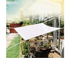 JDlept Sonnensegel, Rechteck Markisenüberdachung Außengarten Terrassenpflanze Swimmingpool 85% Beschattungsrate Sonnenschutz. (Size : 3m*5m)